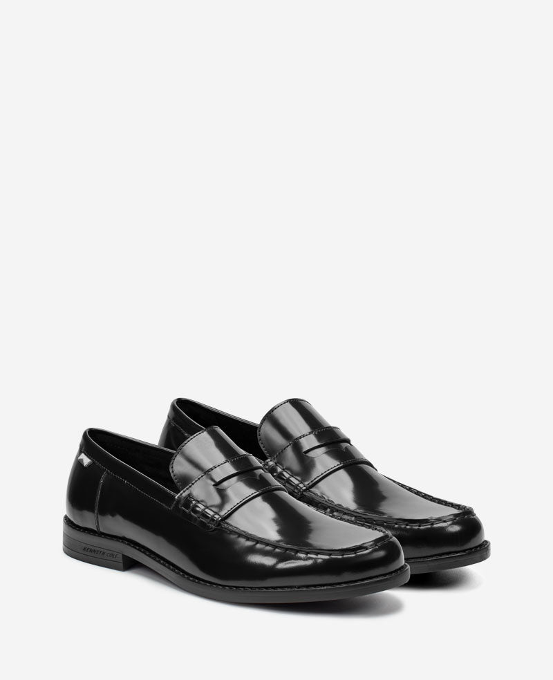 Kenneth Cole Paco Penny Loafer – Black Patent Leather | Kenneth Cole | BLACK LEATHER