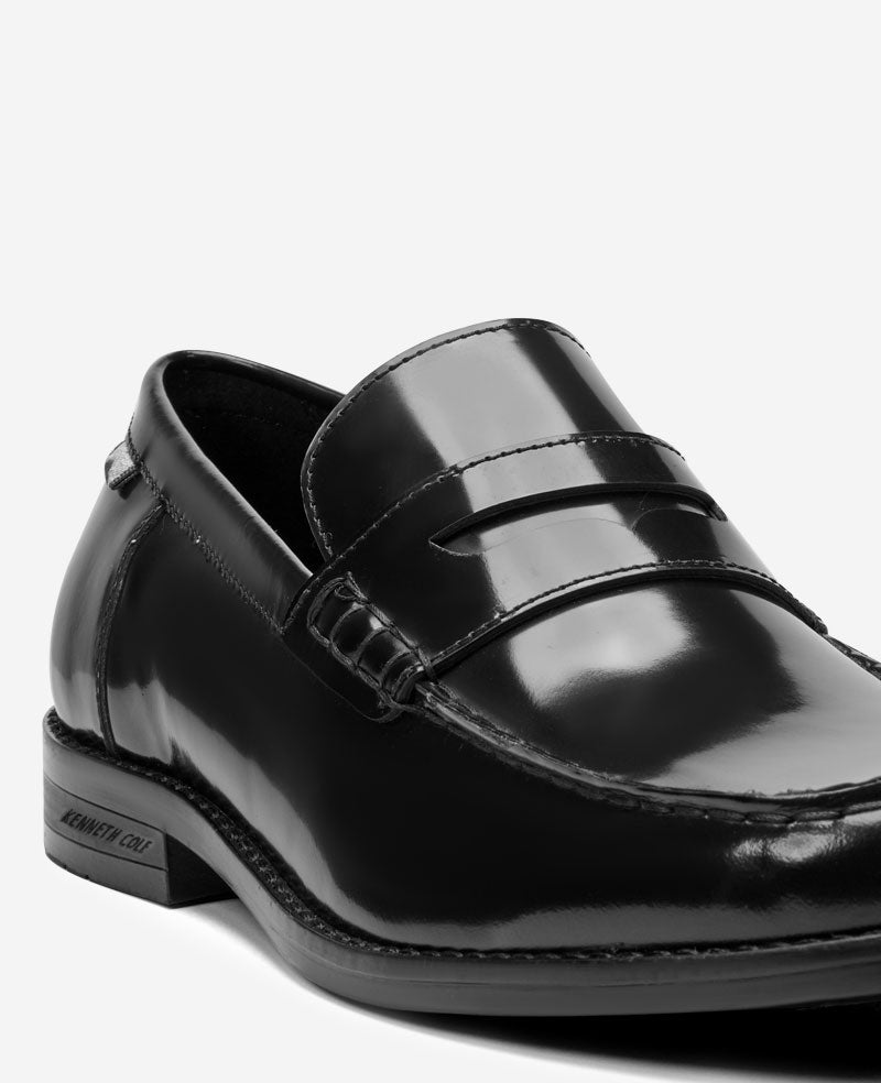 Kenneth Cole Paco Penny Loafer – Black Patent Leather | Kenneth Cole | BLACK LEATHER