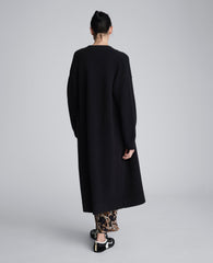 Kenneth Cole Long Button Front Cardigan Duster – Black | Kenneth Cole | BLACK