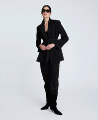 Kenneth Cole Shop Luxe Twill Slim One Button Jacket – Black | Kenneth Cole | BLACK