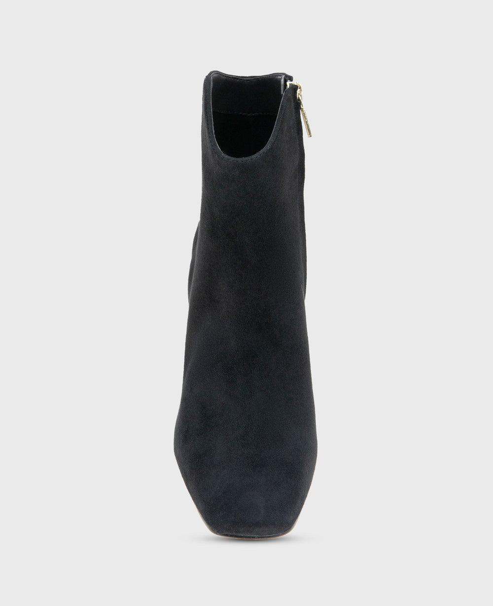 Kenneth Cole Shop Grizelda Black Suede Heel Boot | Kenneth Cole | BLACK SUEDE