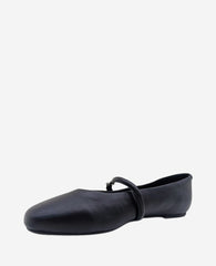 Kenneth Cole Shop Magnolia Leather Ballet Flat in Black | Kenneth Cole | BLACK LEATHER