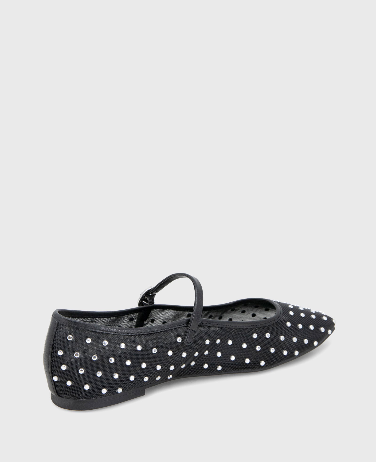 Kenneth Cole Shop Jasper Black Mesh Micro Stud Ballet Flat | Kenneth Cole | BLACK MESH