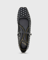 Kenneth Cole Shop Jasper Black Mesh Micro Stud Ballet Flat | Kenneth Cole | BLACK MESH