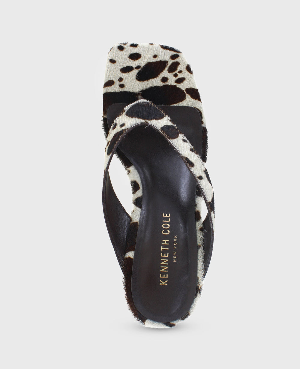 Kenneth Cole Shop Susannah Brown Calf Hair Wedge Sandal | Kenneth Cole | BROWN MULTI HAIRCALF