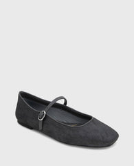 Kenneth Cole Shop Jasper Charcoal Calf Hair Ballet Flat | Kenneth Cole | CHARCOLE CALF HAIR