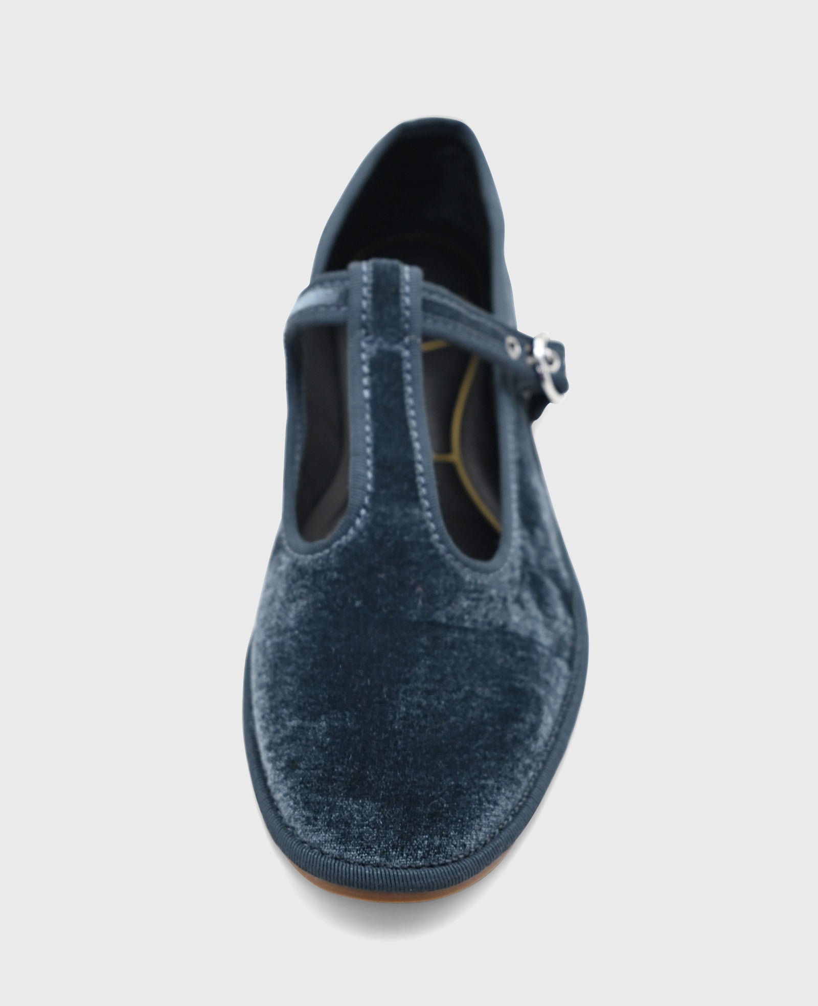 Kenneth Cole Verona Blue Velvet T-Strap Mary Jane Flat | Kenneth Cole | BLUE VELVET