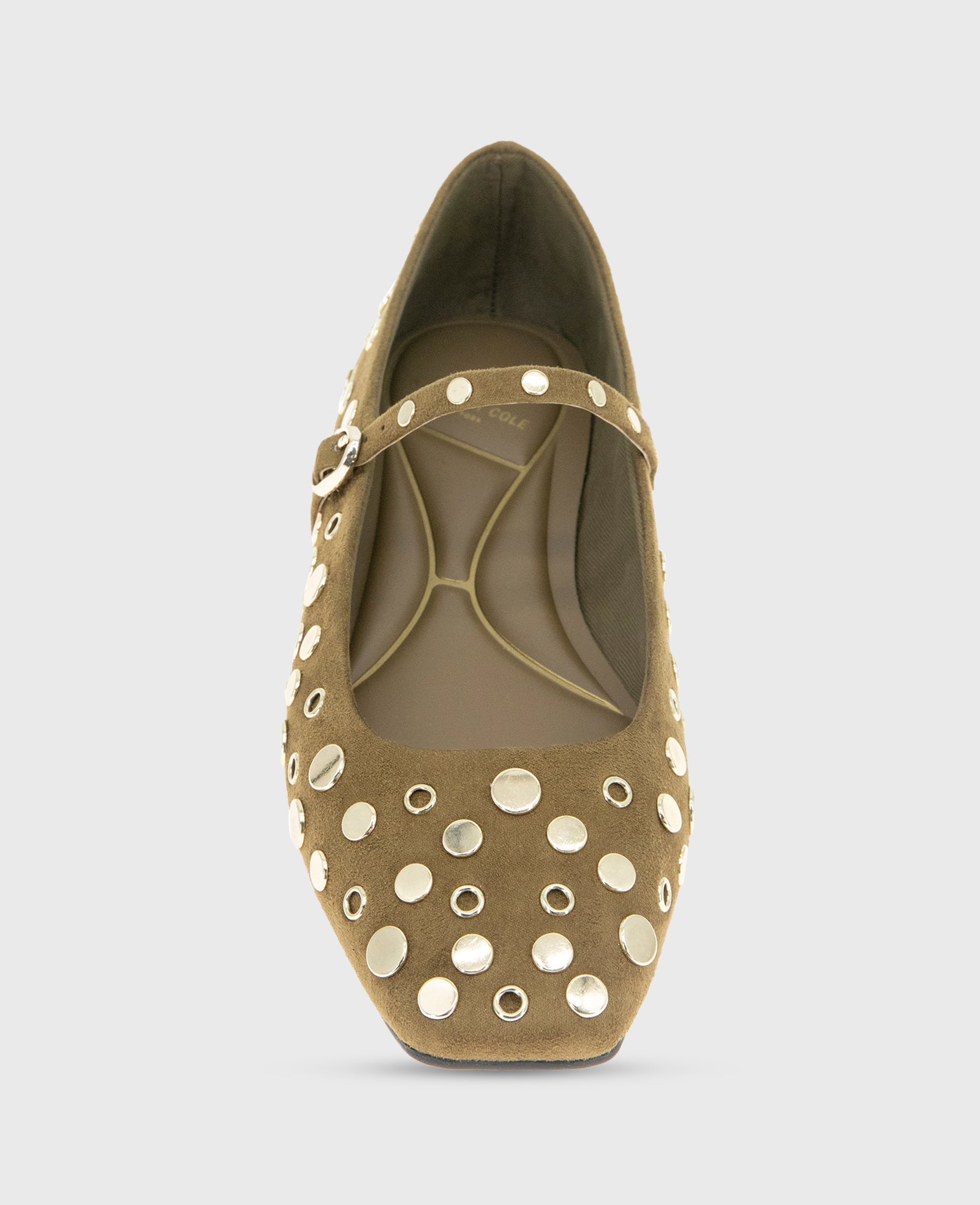 Kenneth Cole Shop Jasper Loden Suede Stud Ballet Flat | Kenneth Cole | LODEN