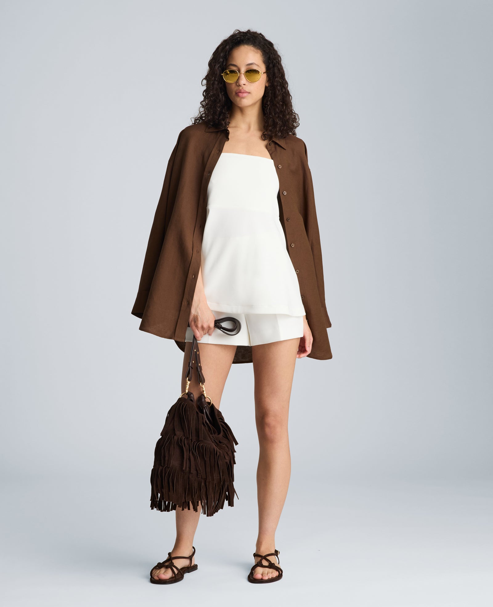 Kenneth Cole Pull On Short | PURE WHITE