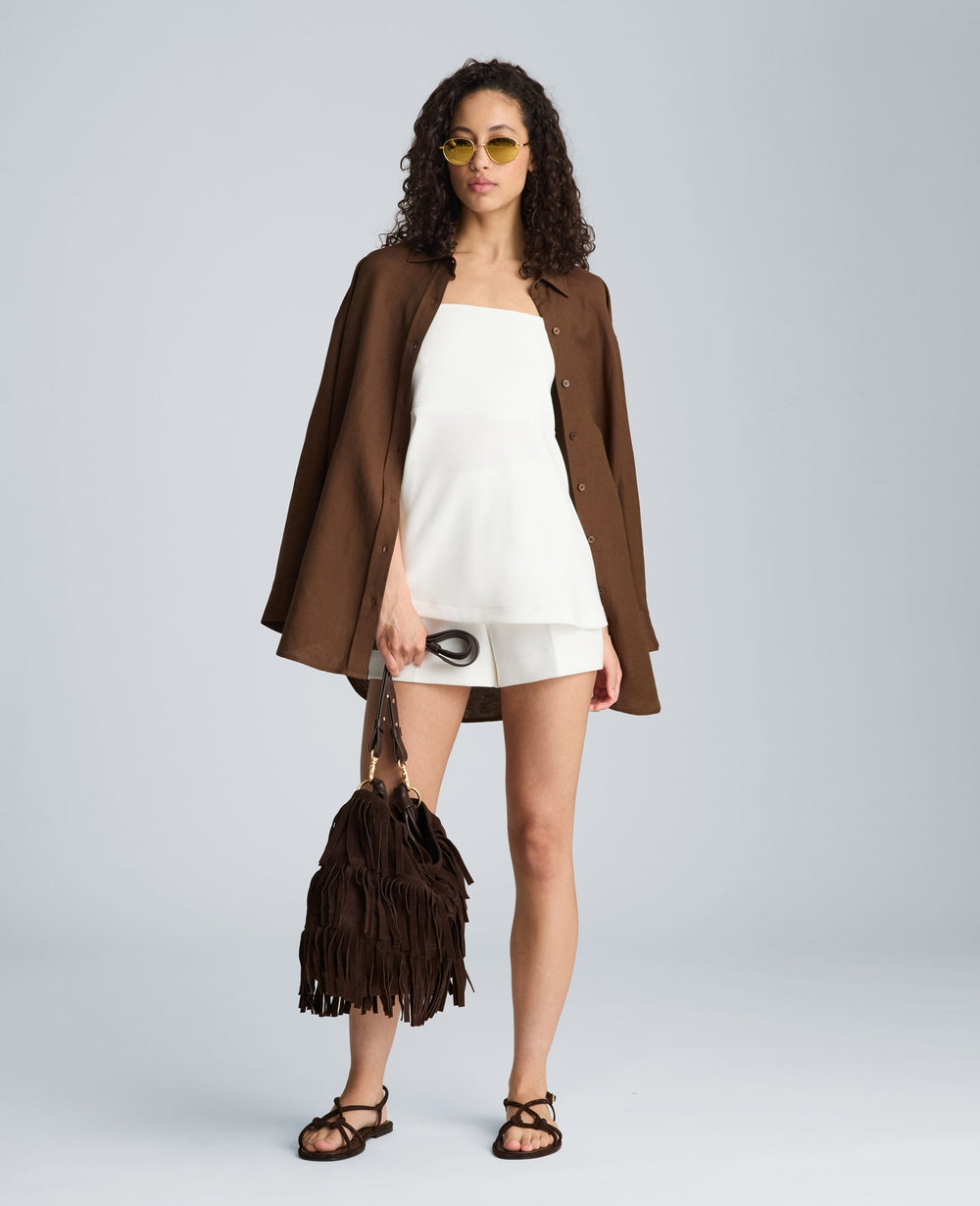 Kenneth Cole Pull On Short | PURE WHITE