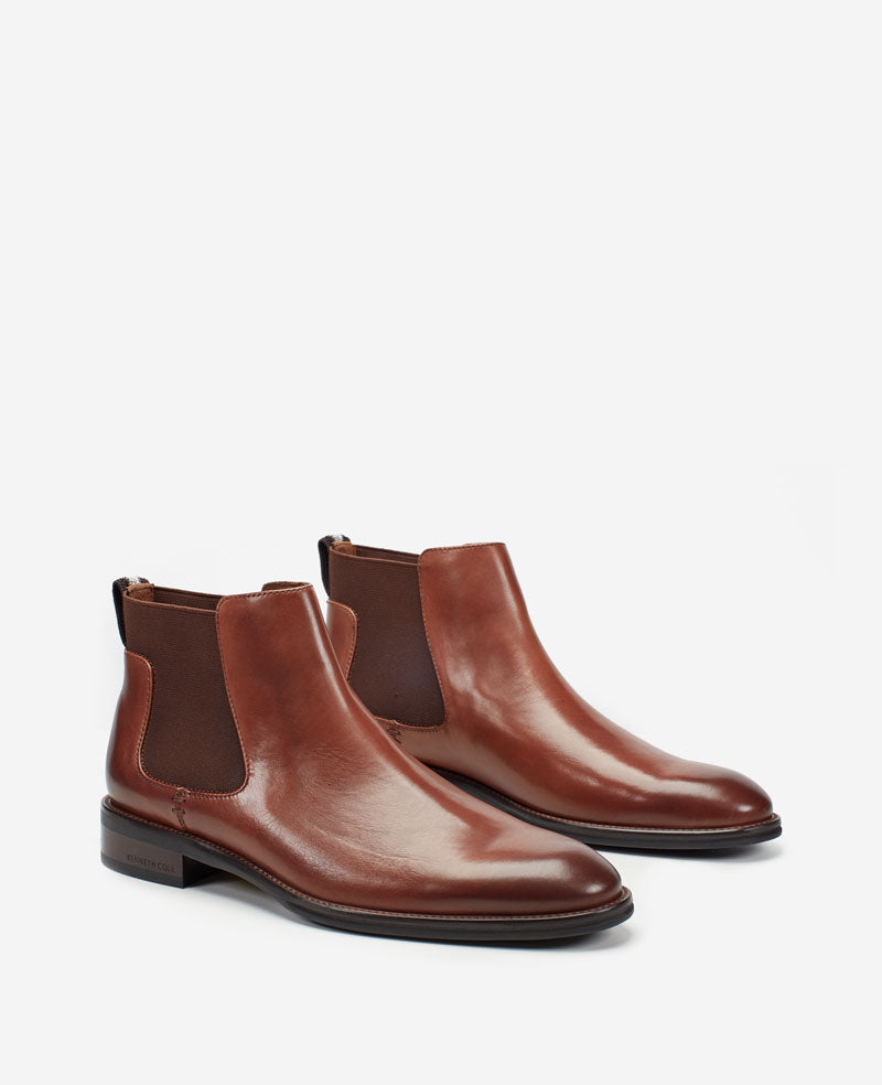 Kenneth Cole Tully Chelsea Boot | COGNAC