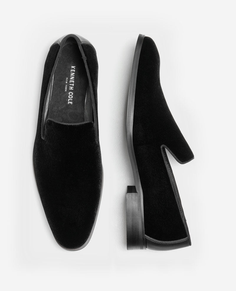 Kenneth Cole Harry2 Velvet Venetian Loafer | BLACK VELVET