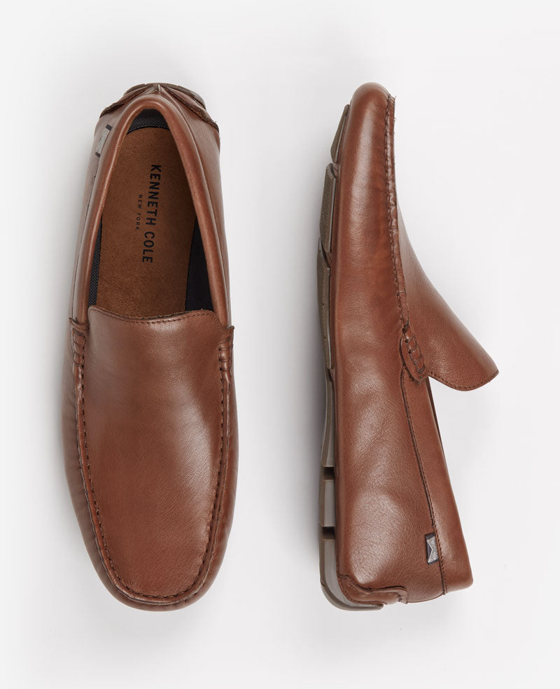 Kenneth Cole Theo Driving Moc | COGNAC LEATHER