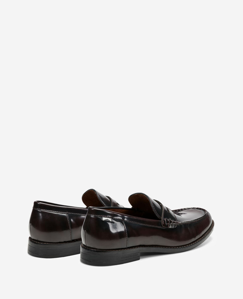 Kenneth Cole Paco Penny Loafer – Burgundy Patent Leather | Kenneth Cole | BURGUNDY LEATHER