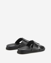 Kenneth Cole Willy Leather Sandal | BLACK LEATHER