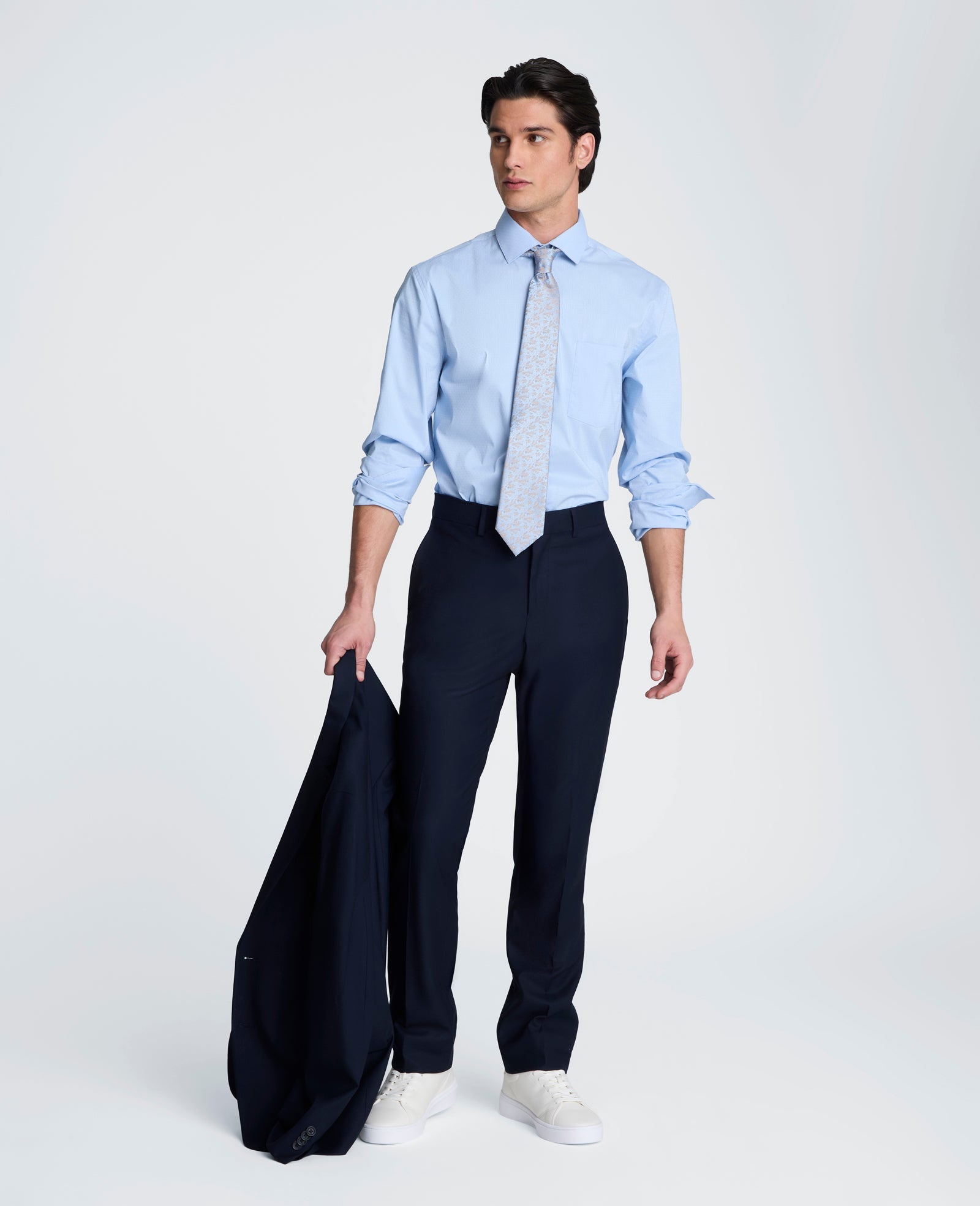 Kenneth Cole Stretch Suit Separate Pant | NAVY