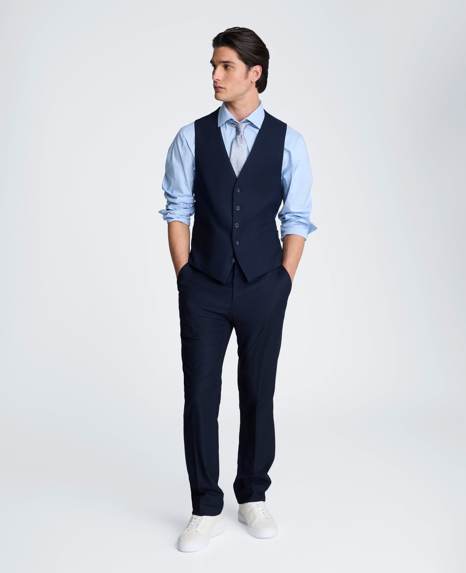 Kenneth Cole Stretch Suit Separate Pant | NAVY