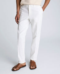 Kenneth Cole Shop Men’s White Linen Slim Fit Chino Pants – Kenneth Cole | WHITE