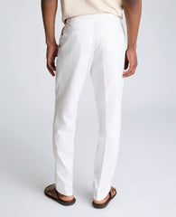 Kenneth Cole Shop Men’s White Linen Slim Fit Chino Pants – Kenneth Cole | WHITE
