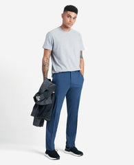 Kenneth Cole Shop Slim-Fit Stretch Twill Dress Pant – Chambray | KC | CHAMBRAY
