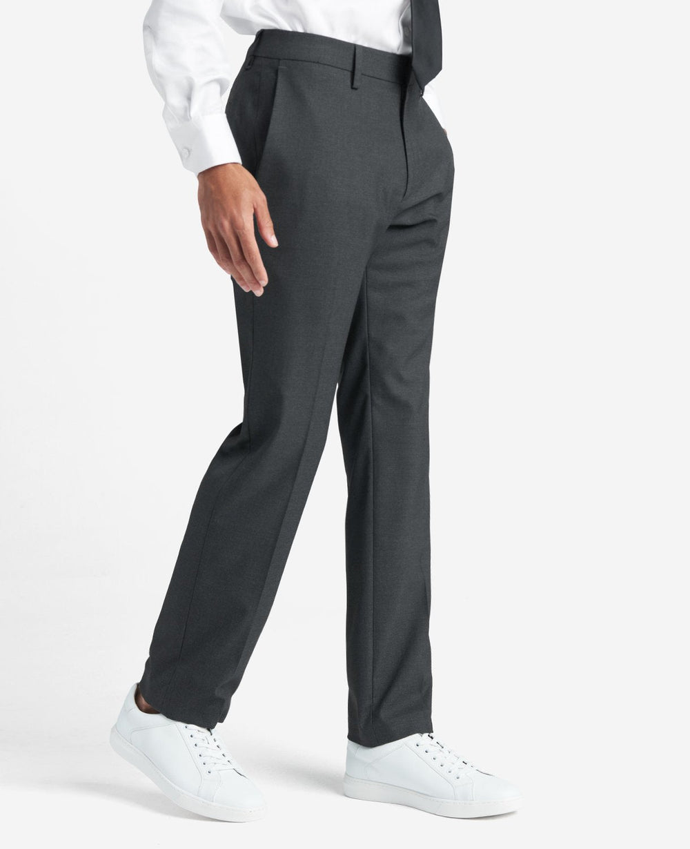 Kenneth Cole Shop Slim-Fit Stretch Twill Dress Pant – Grey | Kenneth Cole | DK. HTR. GREY