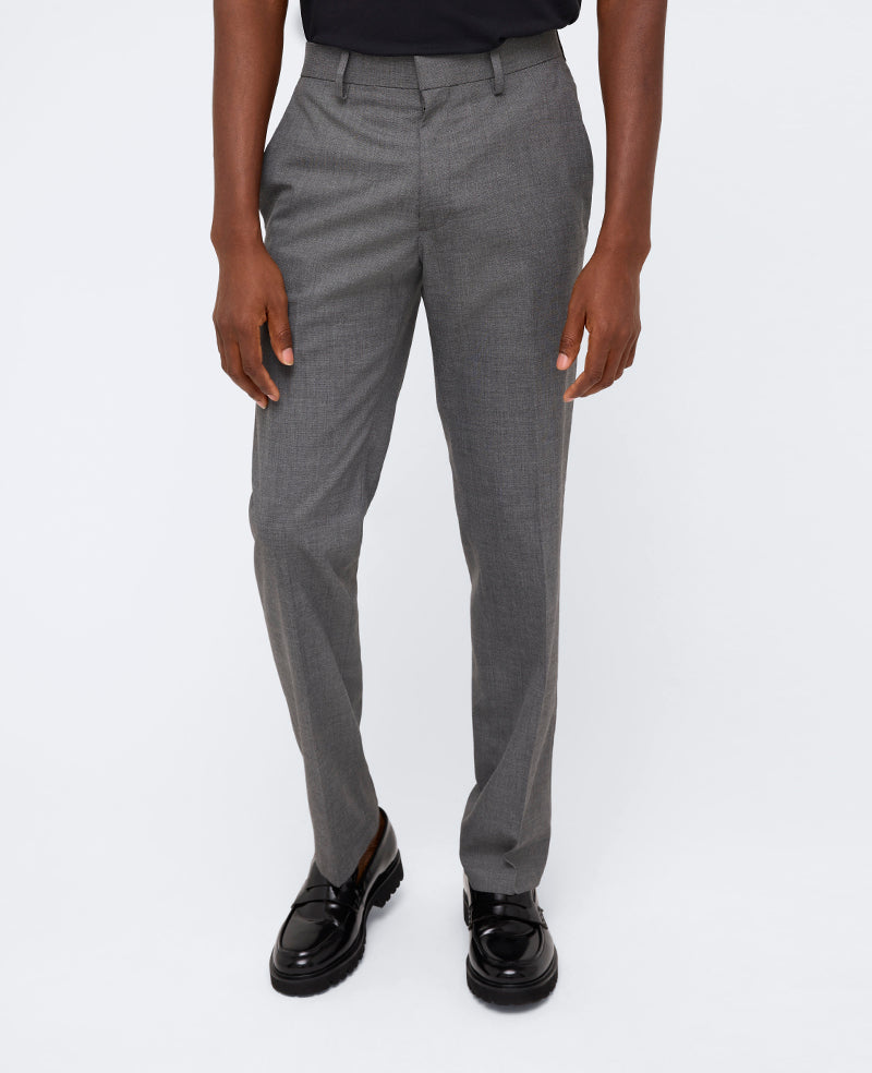Kenneth Cole Slim-Fit Stretch Twill Dress Pant, Medium Grey | Kenneth Cole | MED. GREY