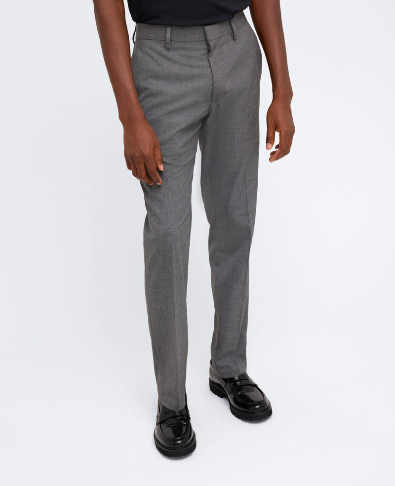 Kenneth Cole Slim-Fit Stretch Twill Dress Pant, Medium Grey | Kenneth Cole | MED. GREY