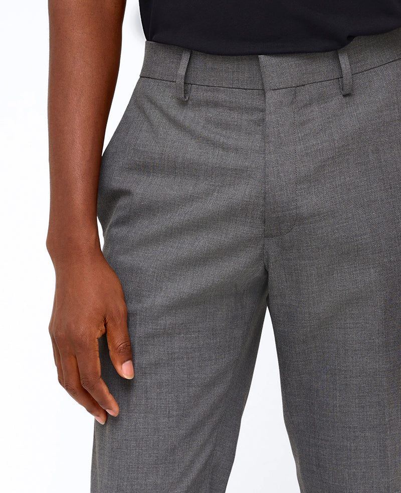 Kenneth Cole Slim-Fit Stretch Twill Dress Pant, Medium Grey | Kenneth Cole | MED. GREY