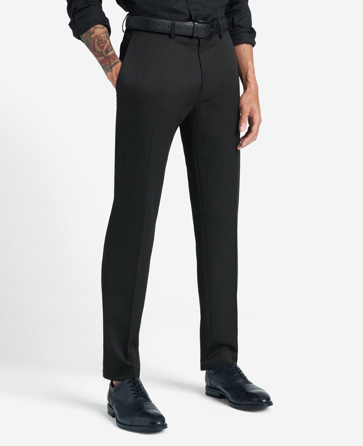 Kenneth Cole Shop Slim-Fit Stretch Dress Pant – Black | Kenneth Cole | BLACK