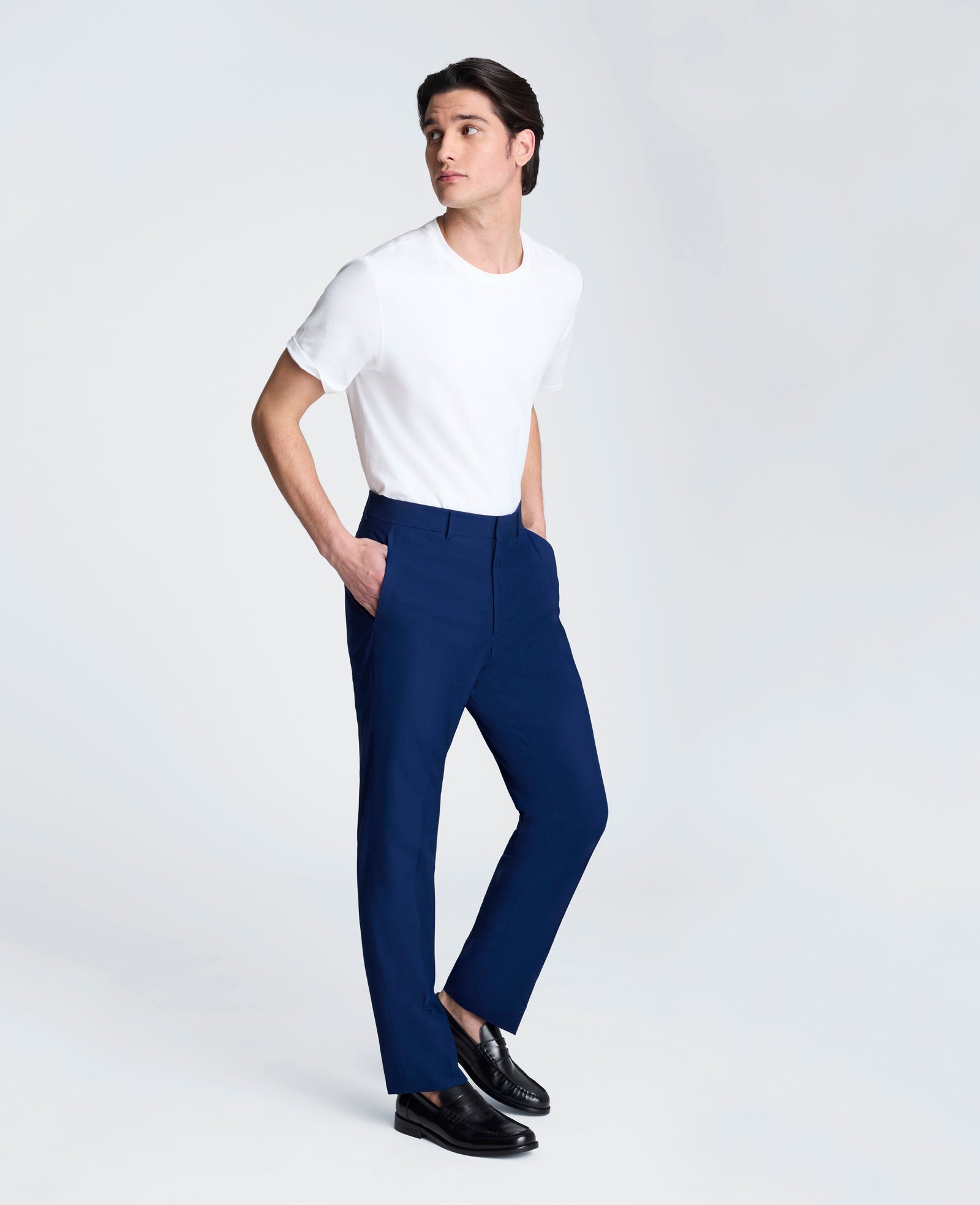 Kenneth Cole Stretch Suit Separate Pant | BLUE