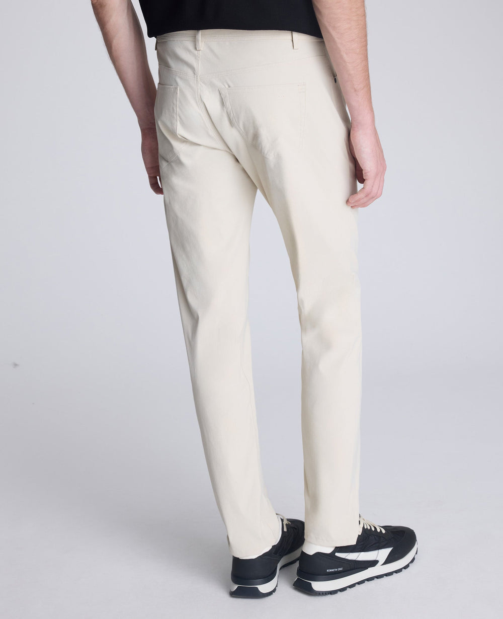 Kenneth Cole Buy Men's Slim Tapered Flex 5-Pocket Pant – Offwhite | KC | OFFWHITE
