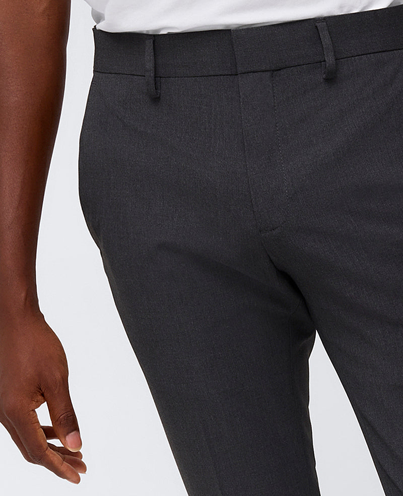 Kenneth Cole Skinny-Fit Stretch Performance Pant – Charcoal | Kenneth Cole | CHARCOAL HTR