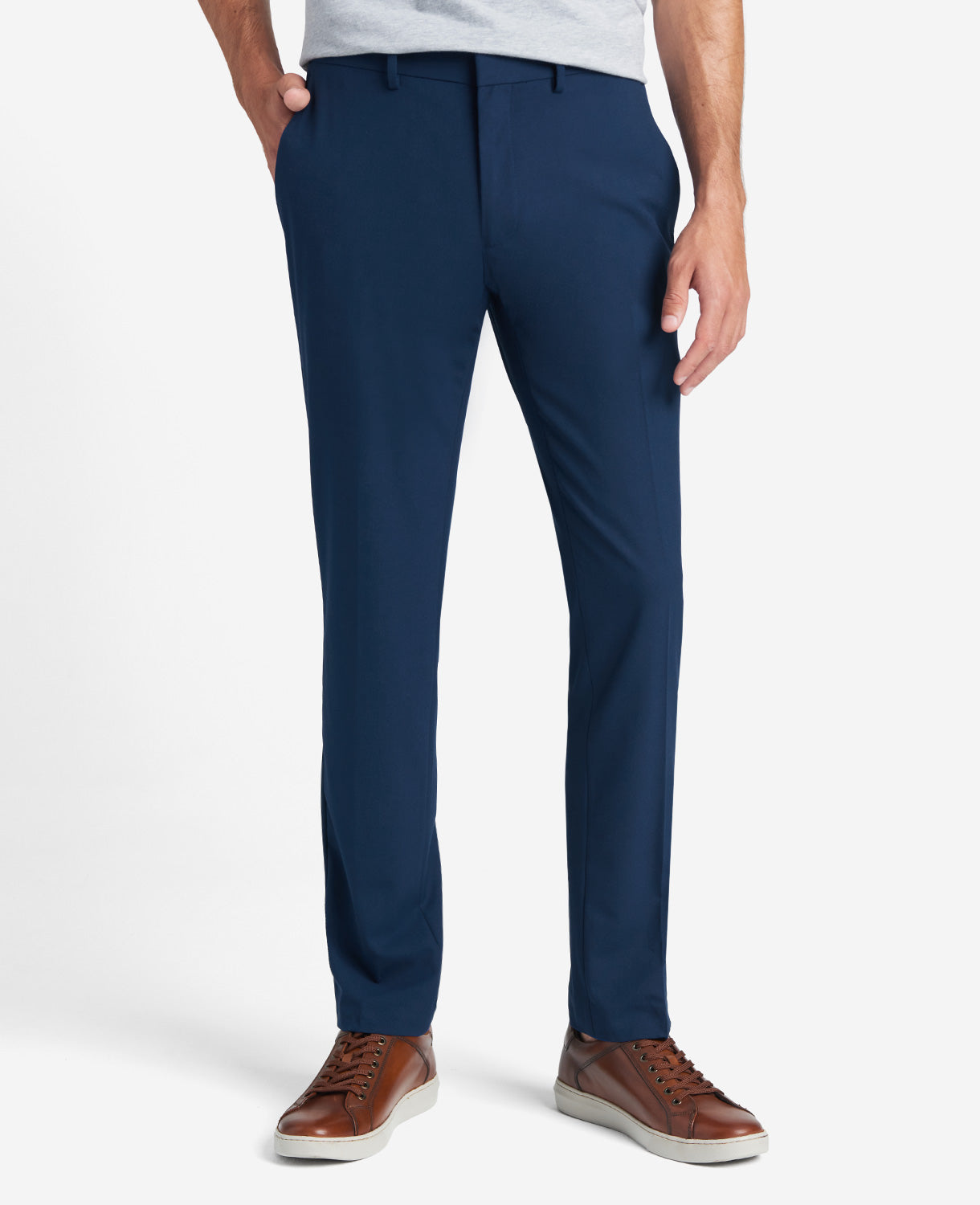 Kenneth Cole Shop Skinny-Fit Stretch Performance Pant, Blue | Kenneth Cole | BRIGHT BLUE