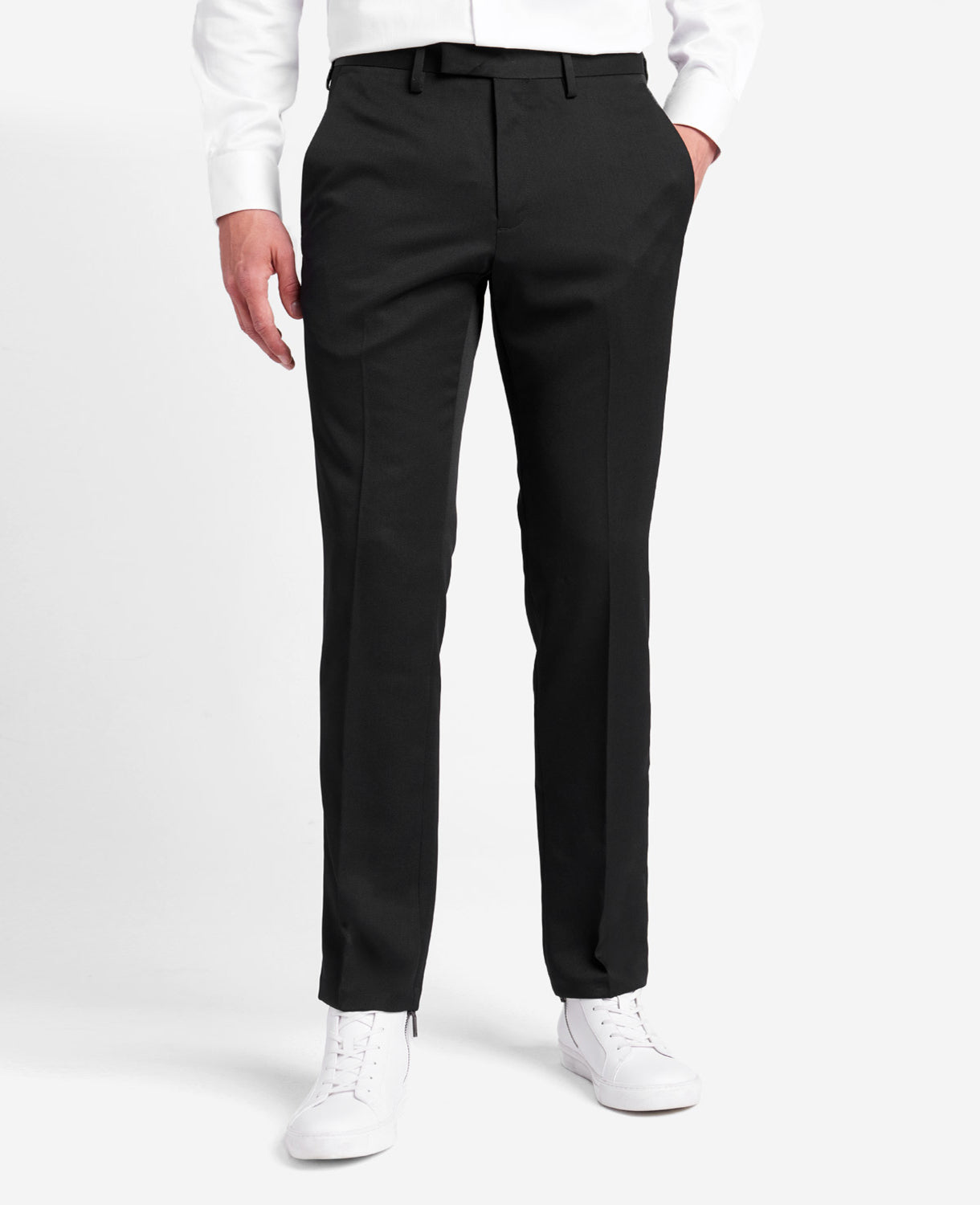Kenneth Cole Shop Urban Heather Slim-Fit Dress Pant, Black | Kenneth Cole | BLACK