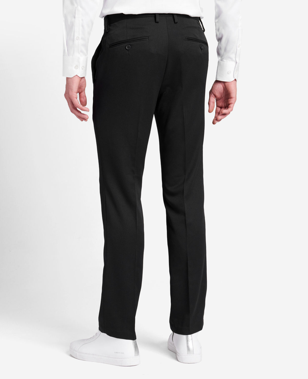 Kenneth Cole Shop Urban Heather Slim-Fit Dress Pant, Black | Kenneth Cole | BLACK