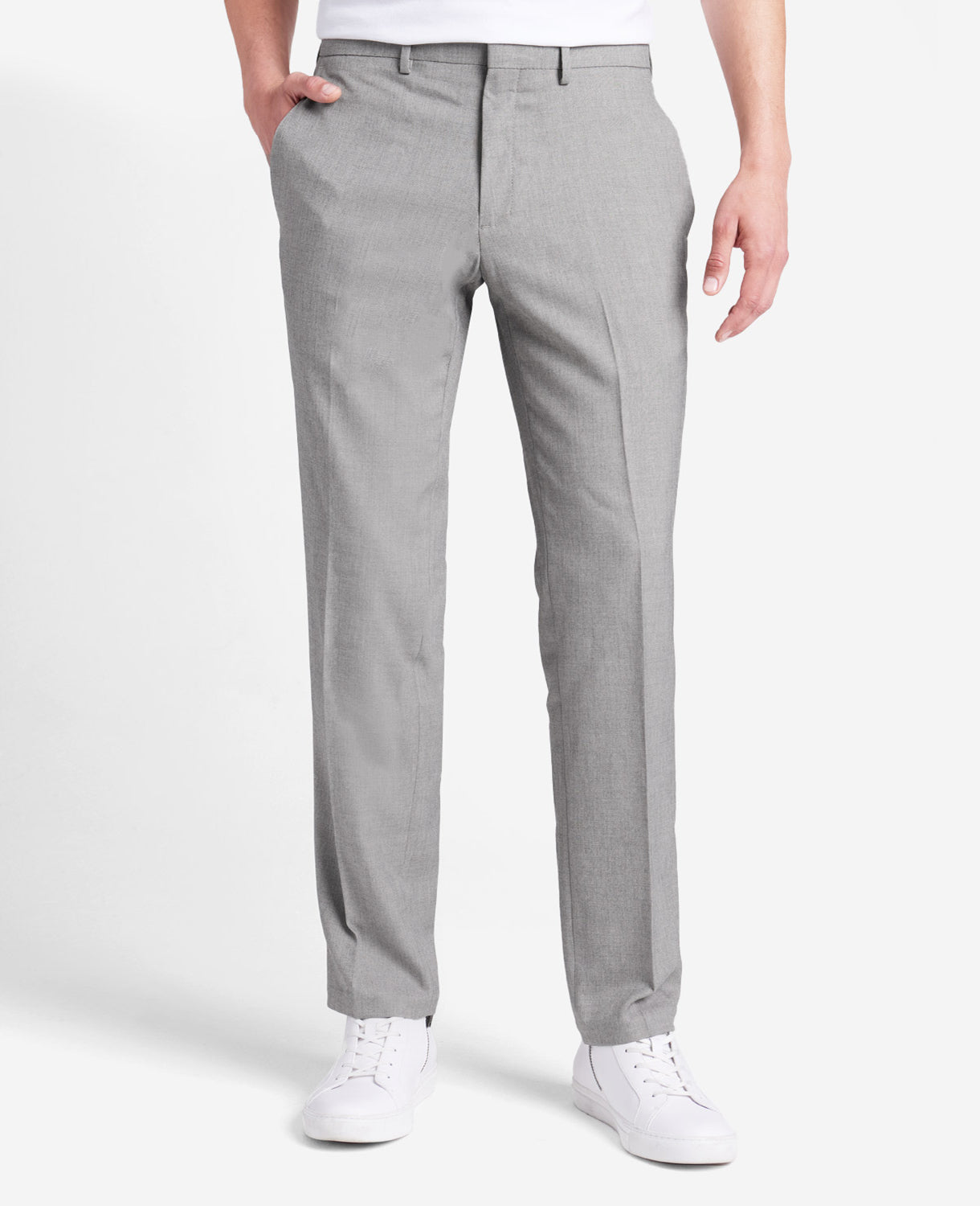 Kenneth Cole Shop Men's Stretch Modern-Fit Dress Pant, Oatmeal | KC | OATMEAL