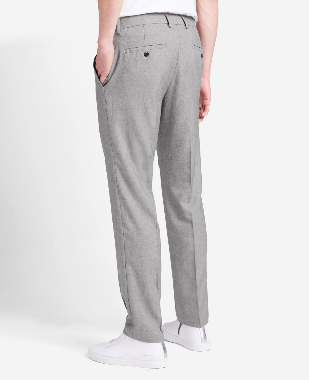 Kenneth Cole Shop Men's Stretch Modern-Fit Dress Pant, Oatmeal | KC | OATMEAL
