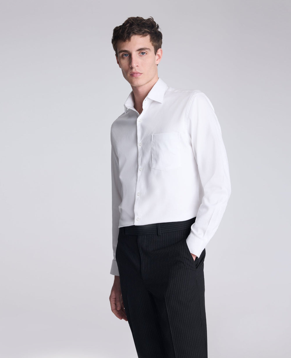 Kenneth Cole Buy Men's REACTION Slim-Fit Button-Down Dress Shirt, White | WHITE