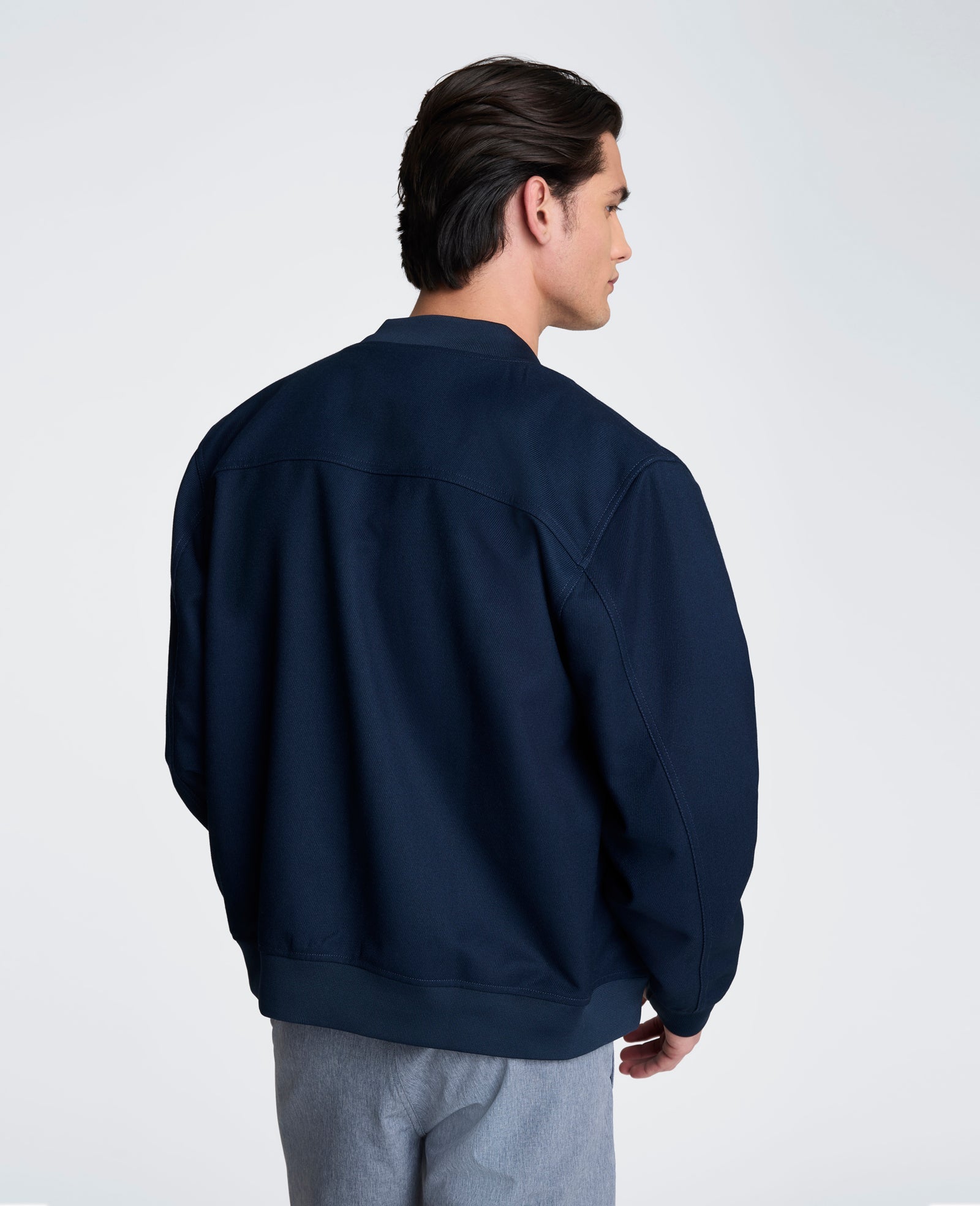 Kenneth Cole Relaxed Bomber Jacket | NAVY