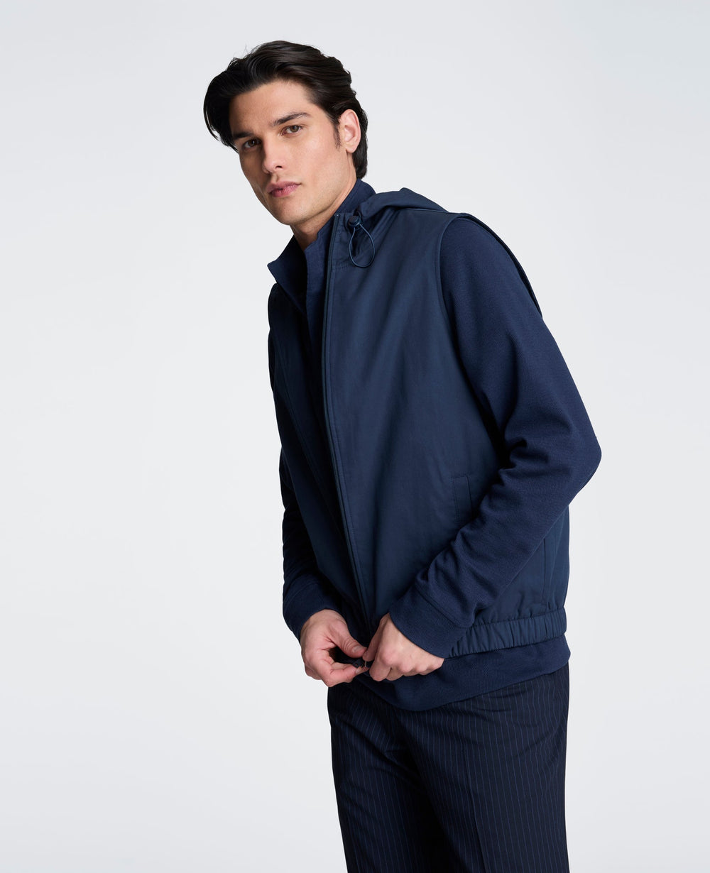 Kenneth Cole Gathered Bottom Vest | NAVY