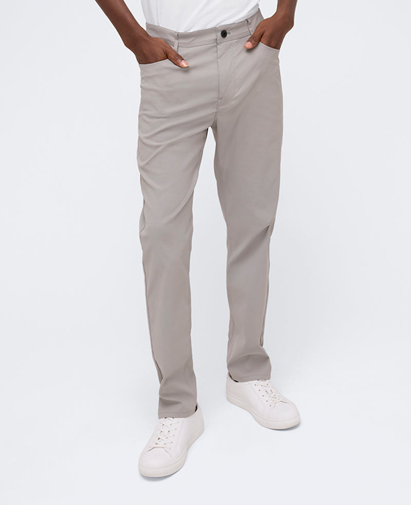 Kenneth Cole Shop Original Slim 5-Pocket Pant in Light Grey | Kenneth Cole | LIGHT GREY