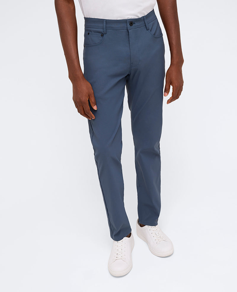 Kenneth Cole Shop Slim Tapered Flex 5-Pocket Pant – Teal | Kenneth Cole | TEAL