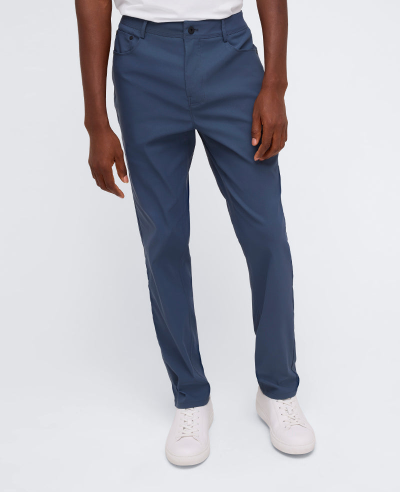 Kenneth Cole Shop Original Slim 5-Pocket Pant in Teal | Kenneth Cole | TEAL