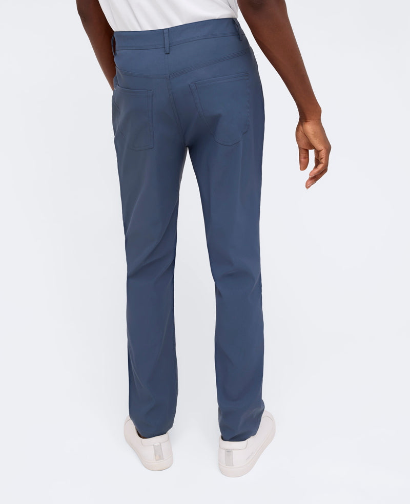 Kenneth Cole Shop Original Slim 5-Pocket Pant in Teal | Kenneth Cole | TEAL