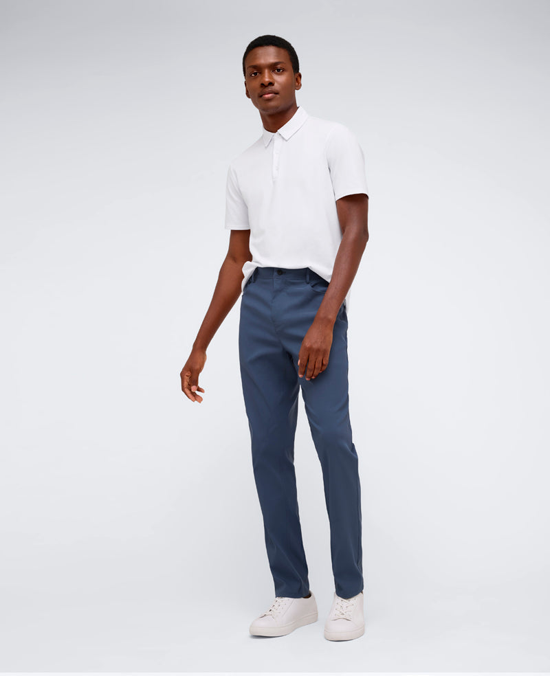 Kenneth Cole Shop Original Slim 5-Pocket Pant in Teal | Kenneth Cole | TEAL