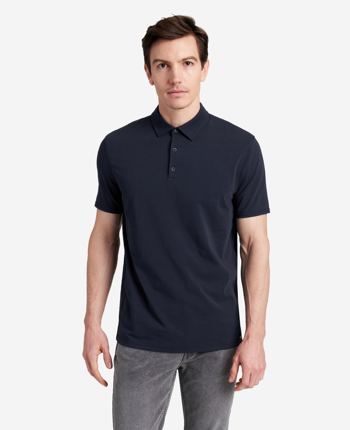 Kenneth Cole Shop Navy Performance Polo – Stretch Cotton Comfort | KC | NAVY