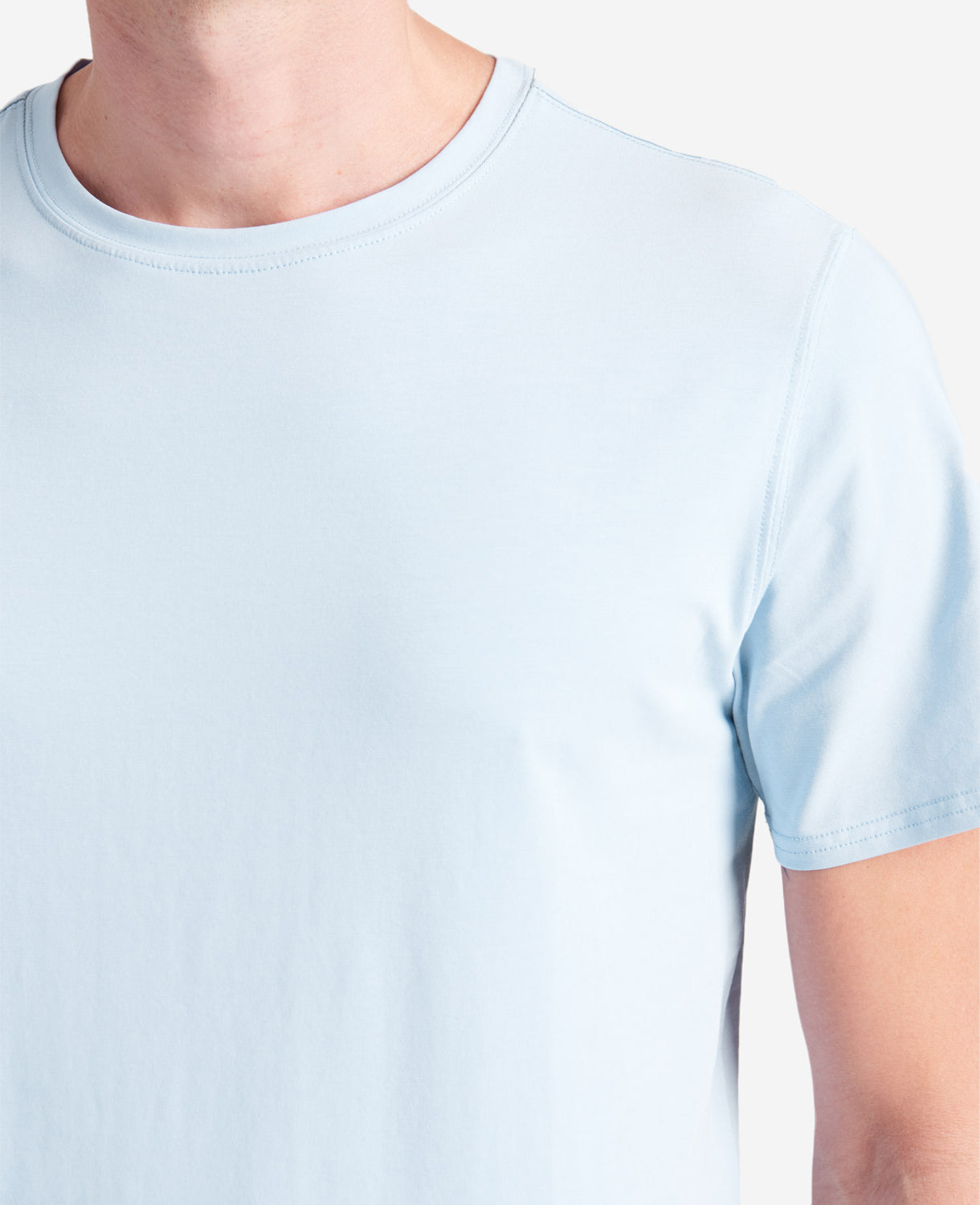 Kenneth Cole Light Blue Performance Crew Neck T-Shirt – Kenneth Cole | LIGHT BLUE