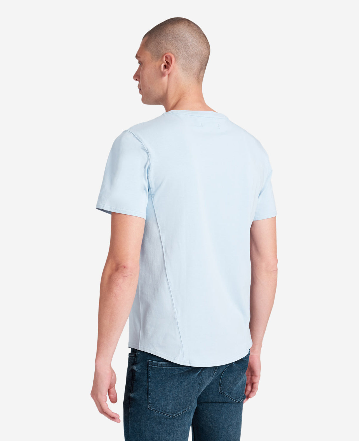 Kenneth Cole Light Blue Performance Crew Neck T-Shirt – Kenneth Cole | LIGHT BLUE