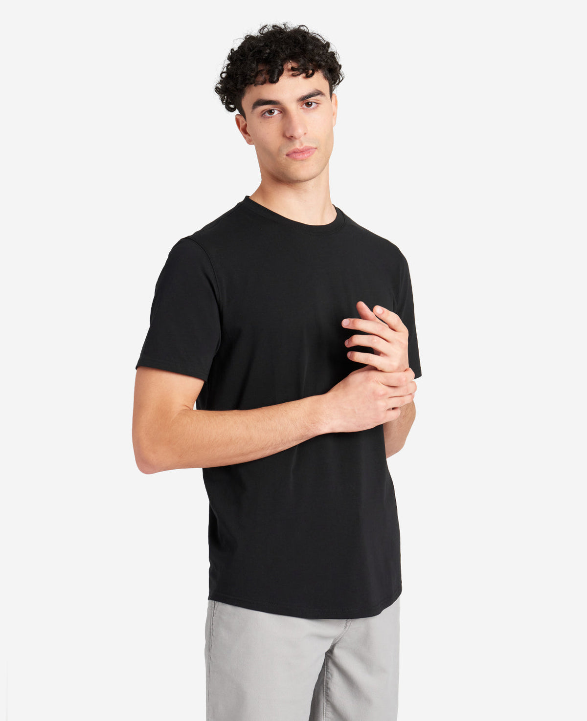 Kenneth Cole Men's Black Performance Crew Neck T-Shirt | Kenneth Cole | BLACK