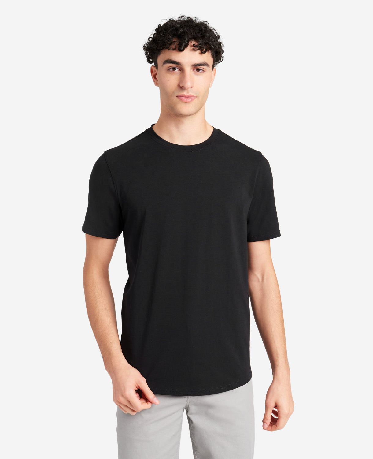 Kenneth Cole Men's Black Performance Crew Neck T-Shirt | Kenneth Cole | BLACK